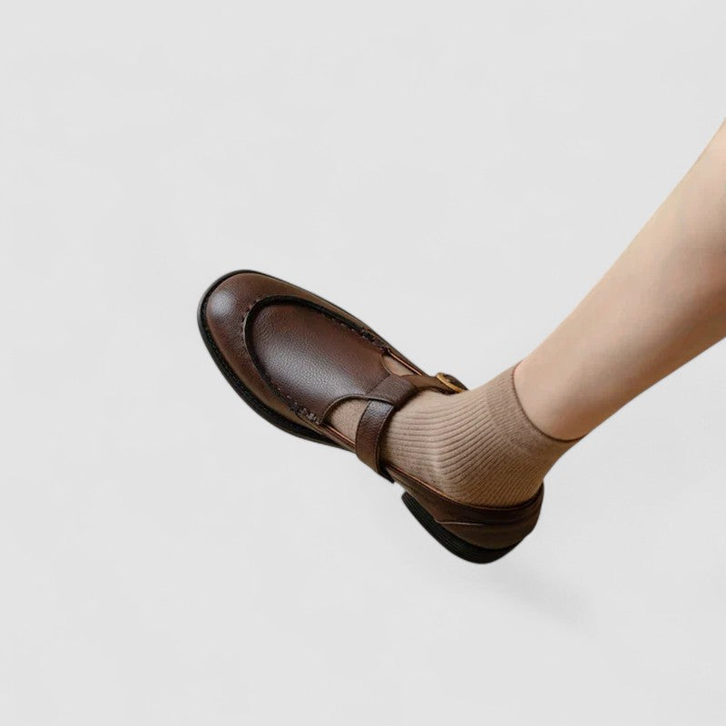 Tina | Women's Closed Toe Buckle Mary Jane Shoes