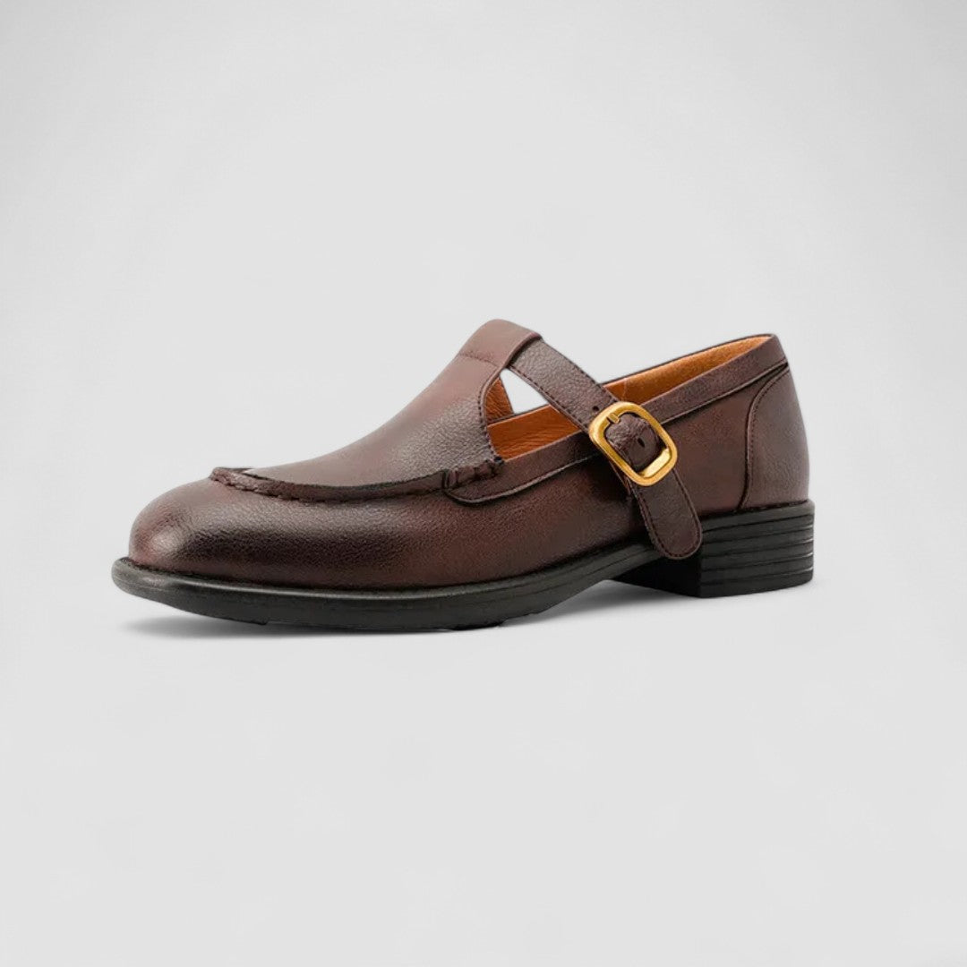 Tina | Women's Closed Toe Buckle Mary Jane Shoes