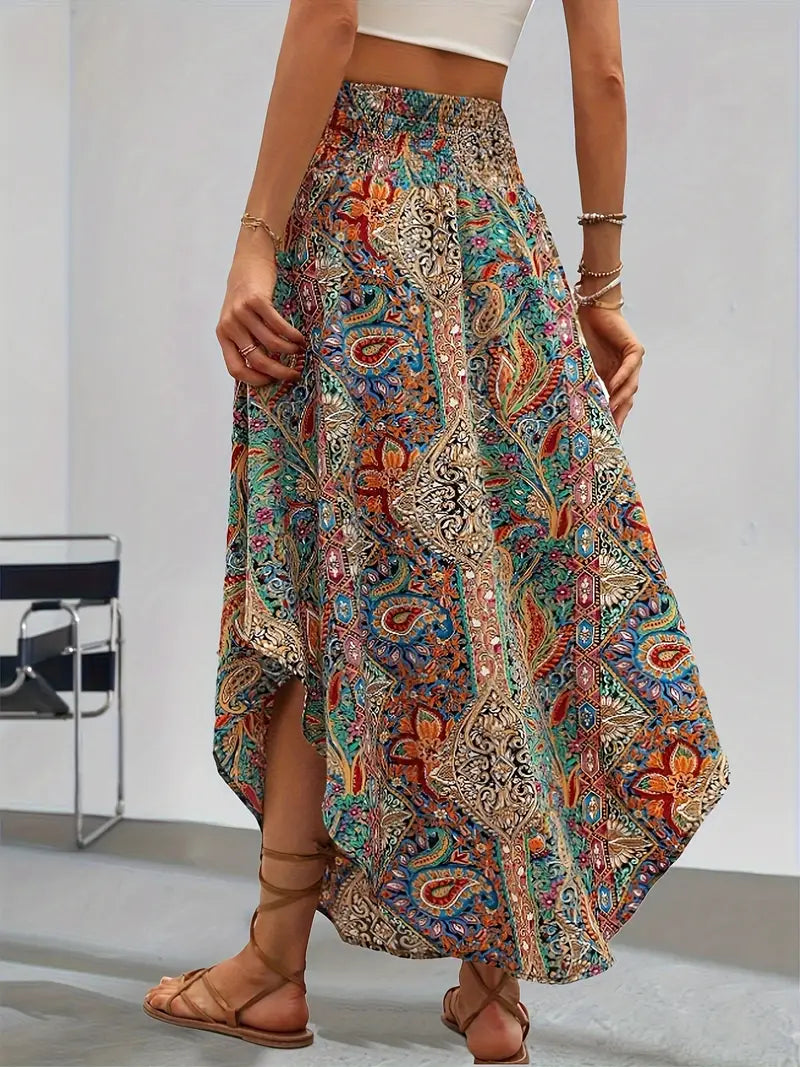 Luana® | Bohemian Print Skirt
