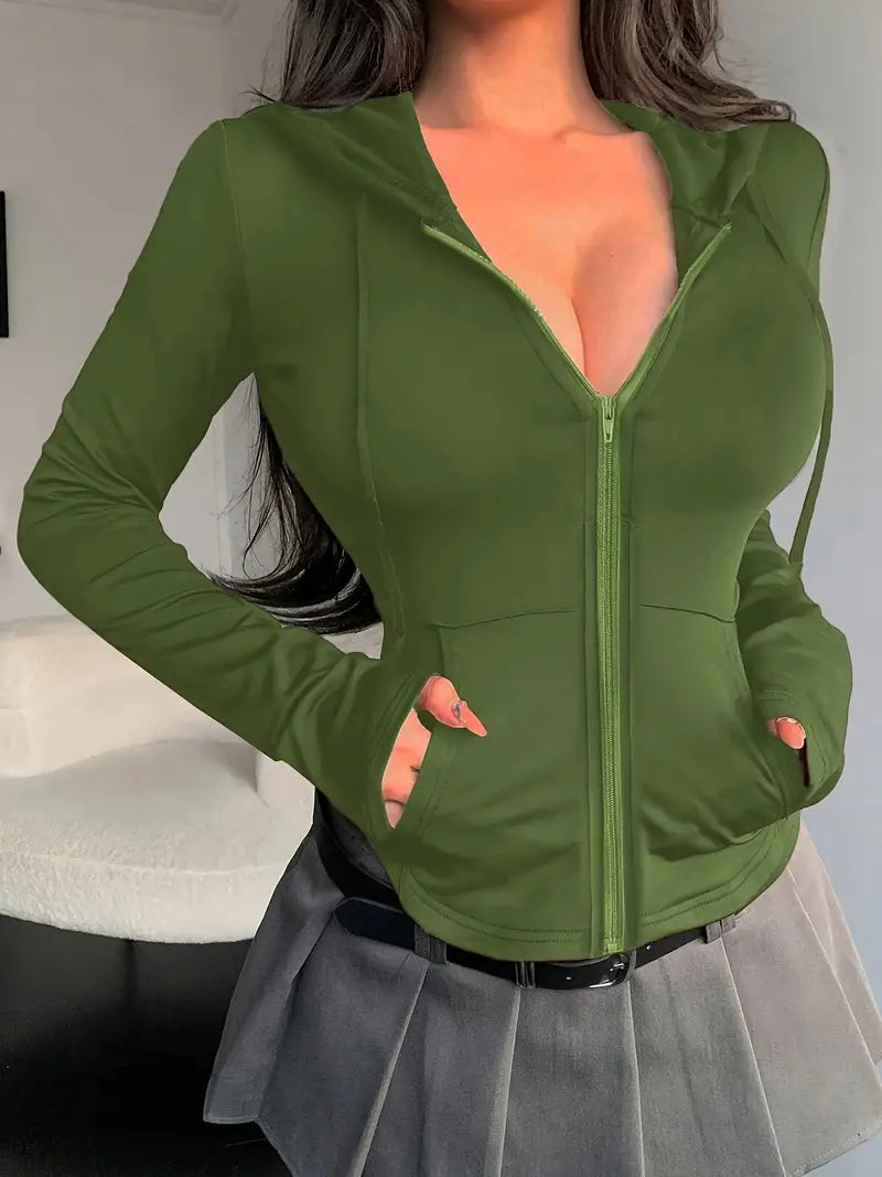 Caterina® | Cotton Zip-Up Hoodie