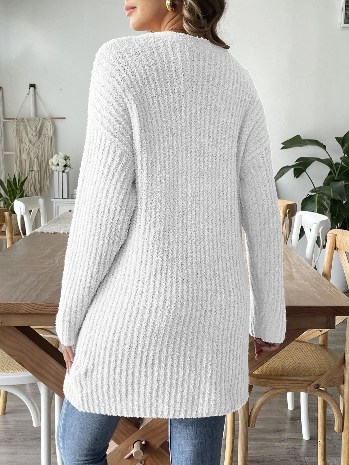 Elisa | Long sleeve open front cardigan