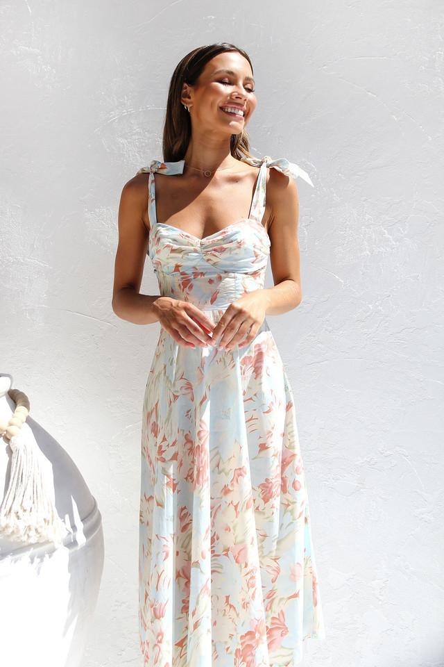 Yamel® | Printed Midi Dress With Straps