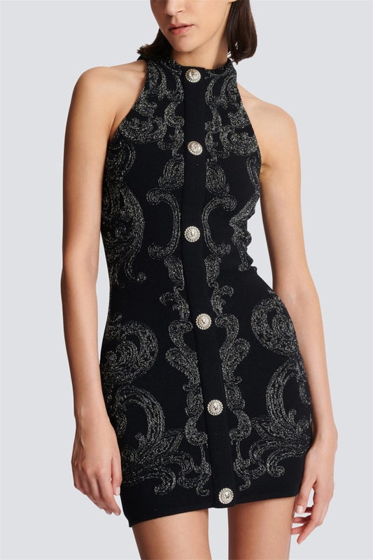 Brigitte® | Mini Knit Dress With Paisley Print