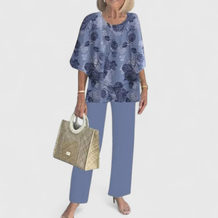 Bella | Women's Relaxed Fit Two-Piece Pant Set