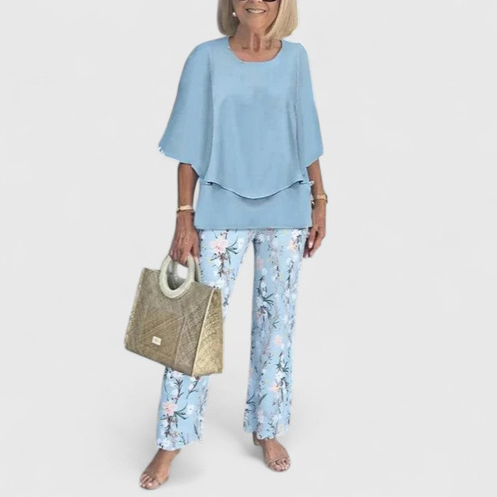Bella | Women's Relaxed Fit Two-Piece Pant Set