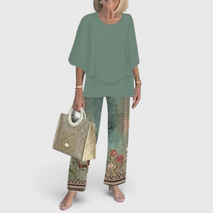 Bella | Women's Relaxed Fit Two-Piece Pant Set