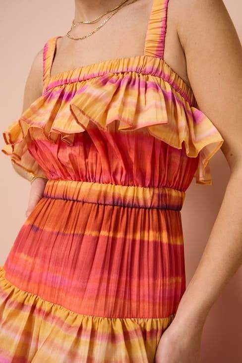 Xochitl® | Printed Tiered Maxi Dress