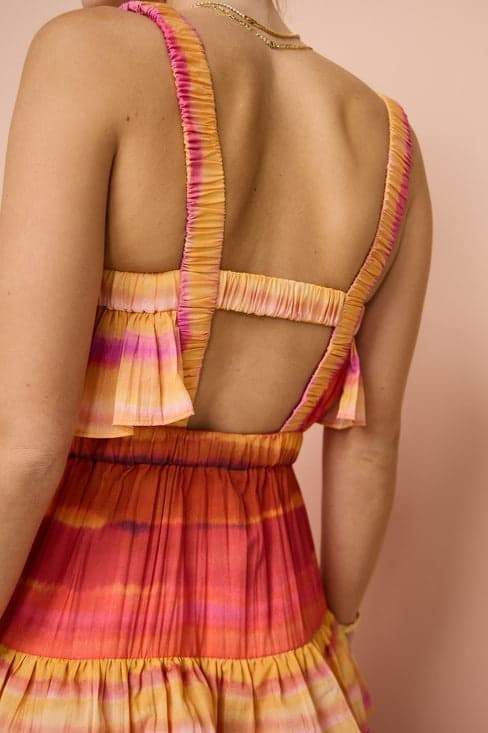 Xochitl® | Printed Tiered Maxi Dress
