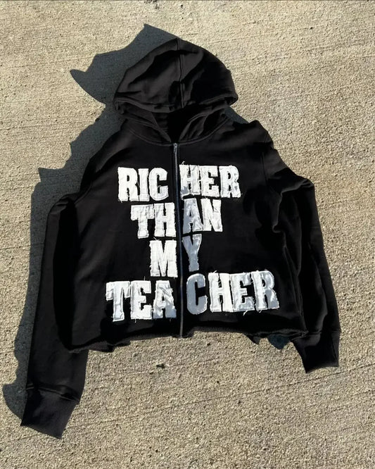 Black Retro Demon Slayer Hoodie