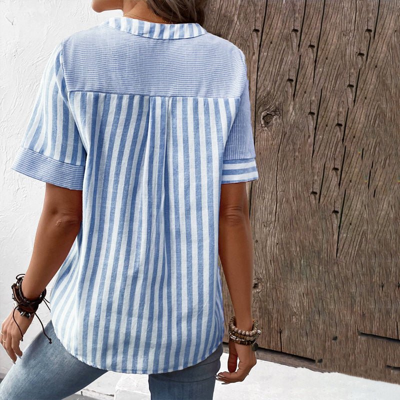 Herminia® | Casual Striped Blouse