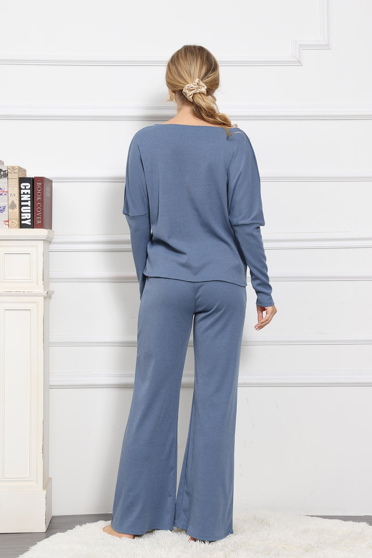 Olga | Solid color long sleeve casual set