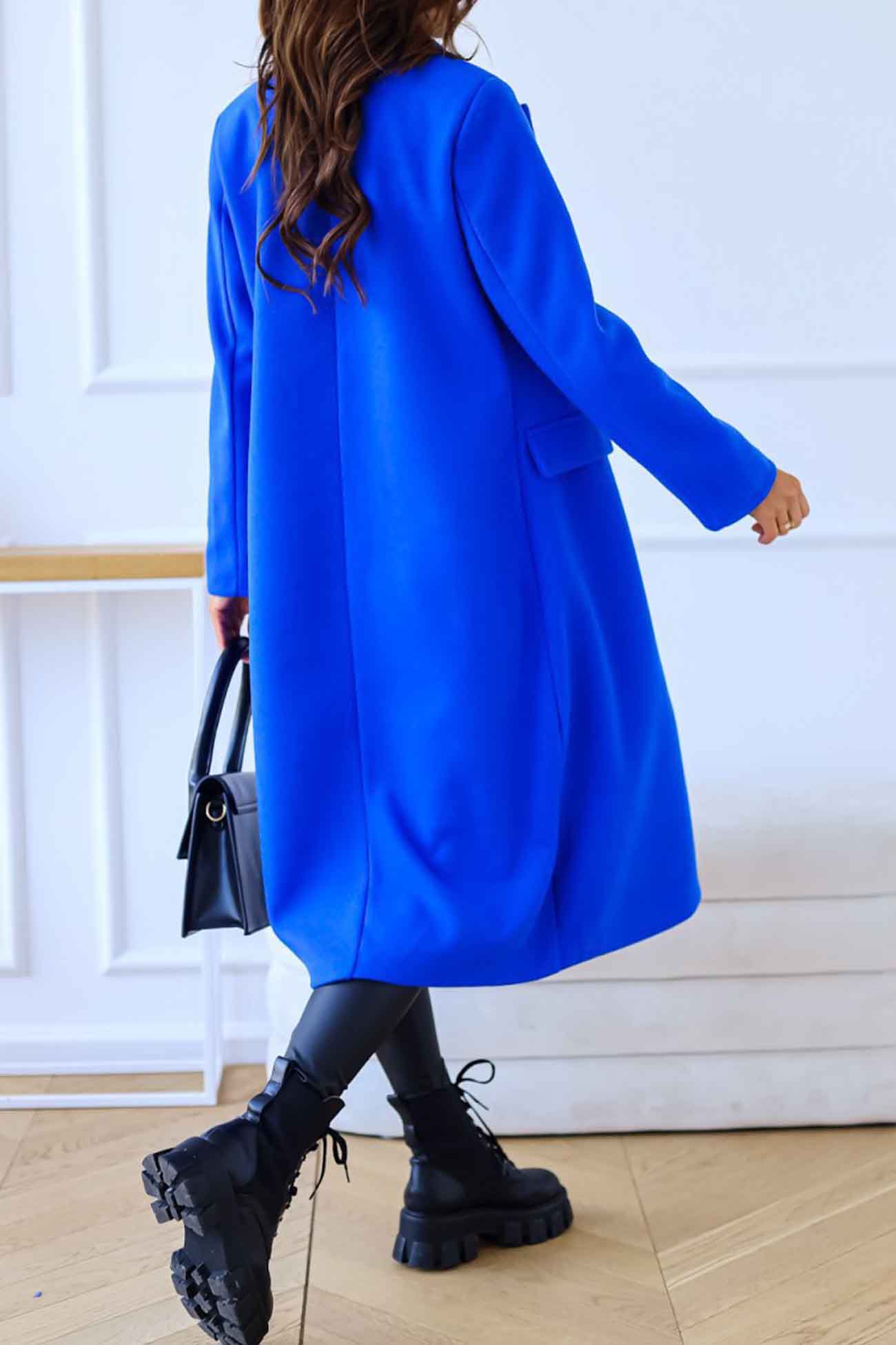 Giorgia | Double-breasted coat with lapels and long sleeves
