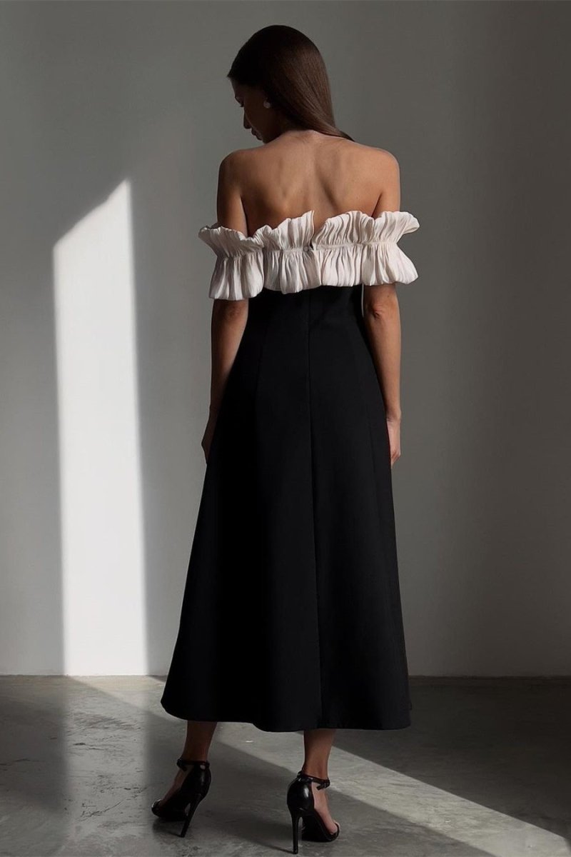 Haydée® | Off-The-Shoulder Maxi Dress With Ruffles