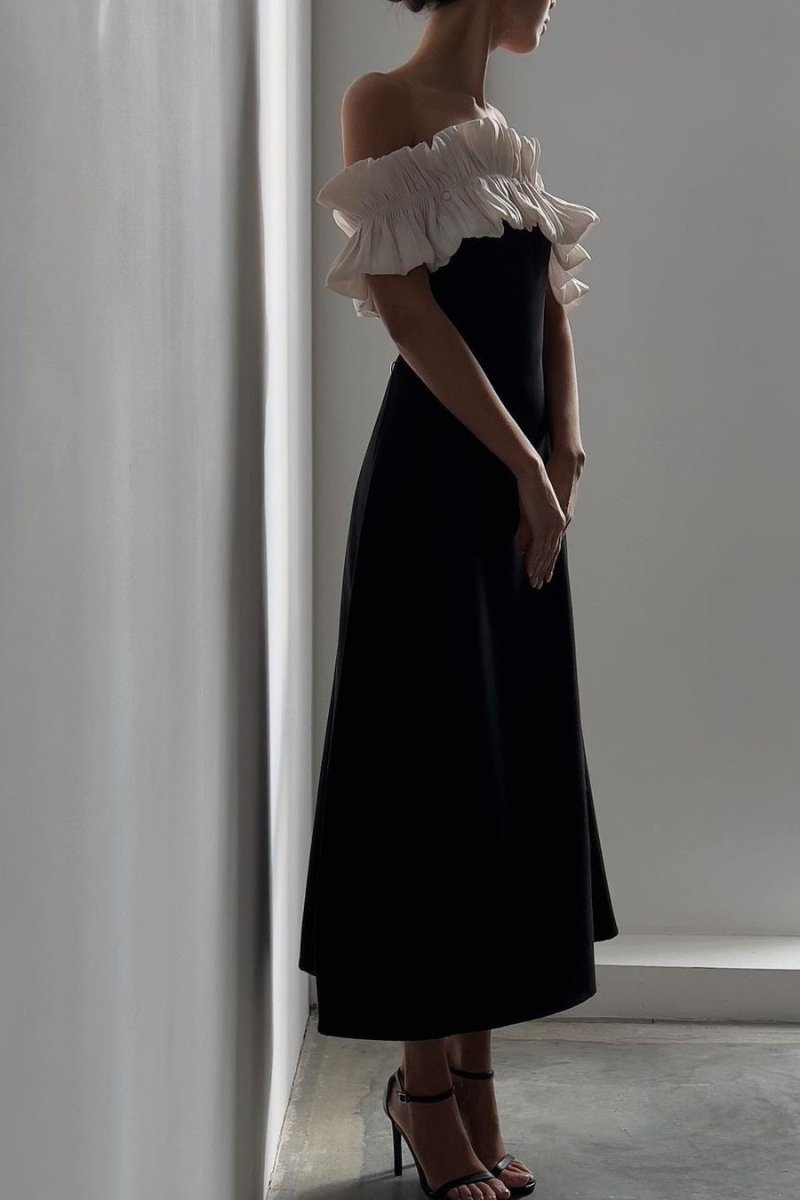 Haydée® | Off-The-Shoulder Maxi Dress With Ruffles