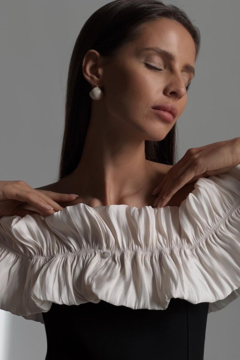 Haydée® | Off-The-Shoulder Maxi Dress With Ruffles