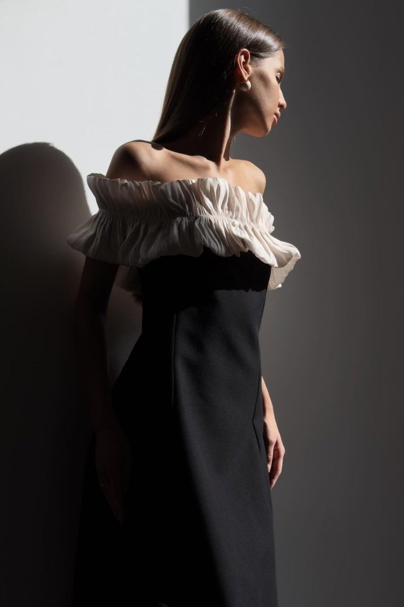 Haydée® | Off-The-Shoulder Maxi Dress With Ruffles
