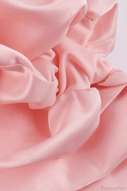 Bowknot Strapless Strappy Slit Mini Party Dress