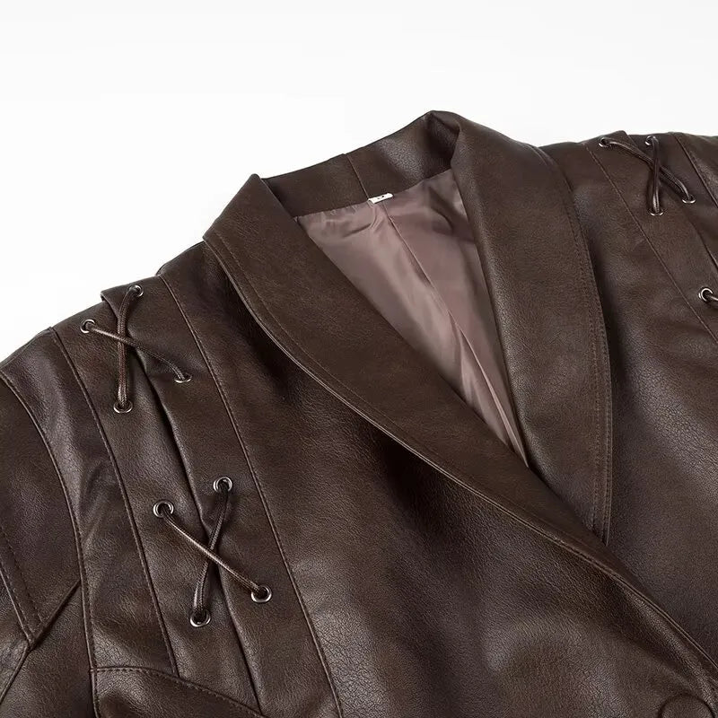 Monica | Vintage V-neck coat