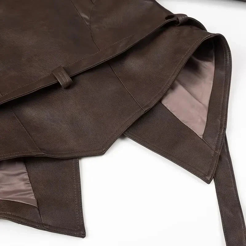 Monica® | Vintage V-neck coat