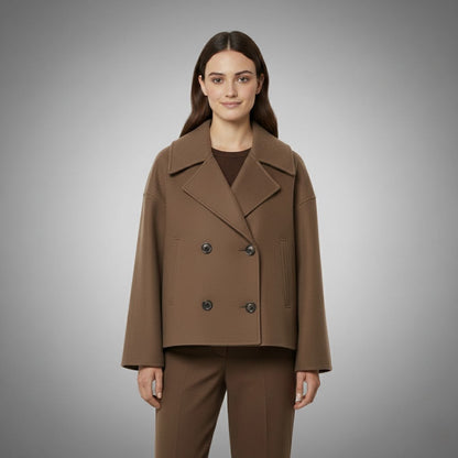Georgia | Classic Double Button Short Jacket for Women