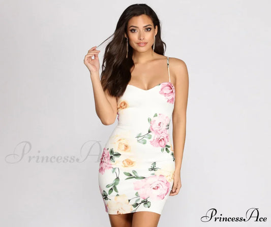 Budding Love Stylish Floral Mini Dress