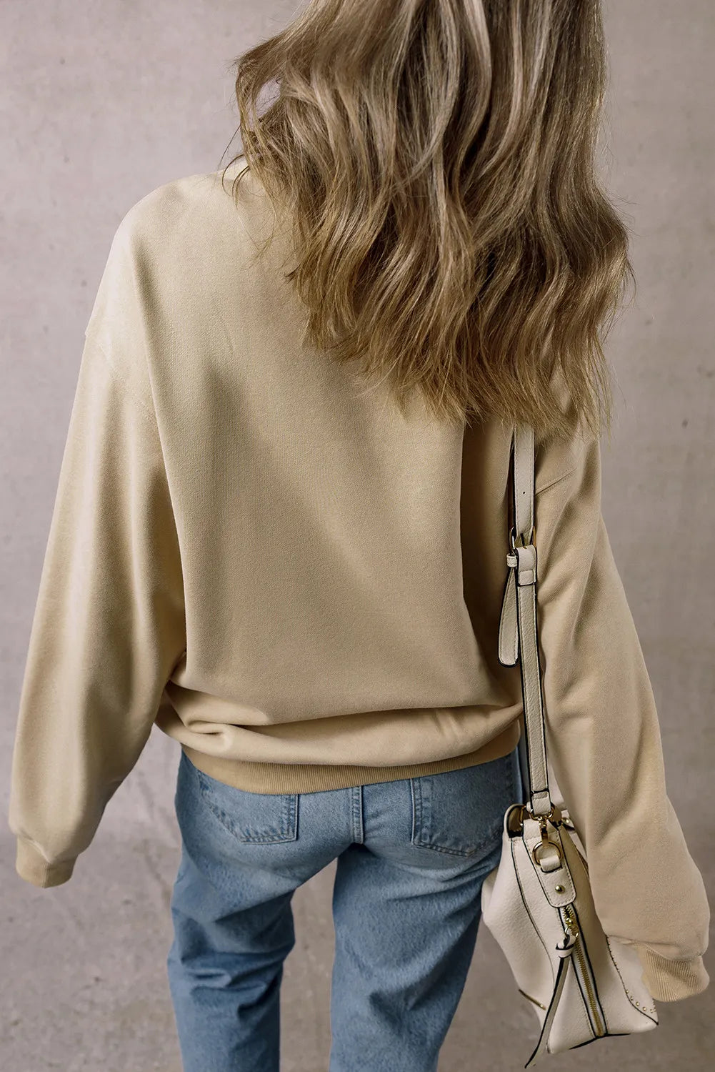 Pilar | THANKFUL long-sleeved crew neck sweatshirt with bow