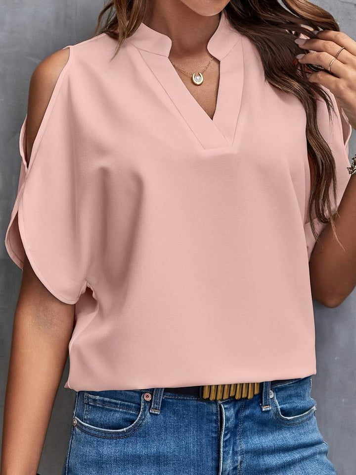 Florencia® | Simple Blouse With Slits And Simple, Elegant Slit Sleeves