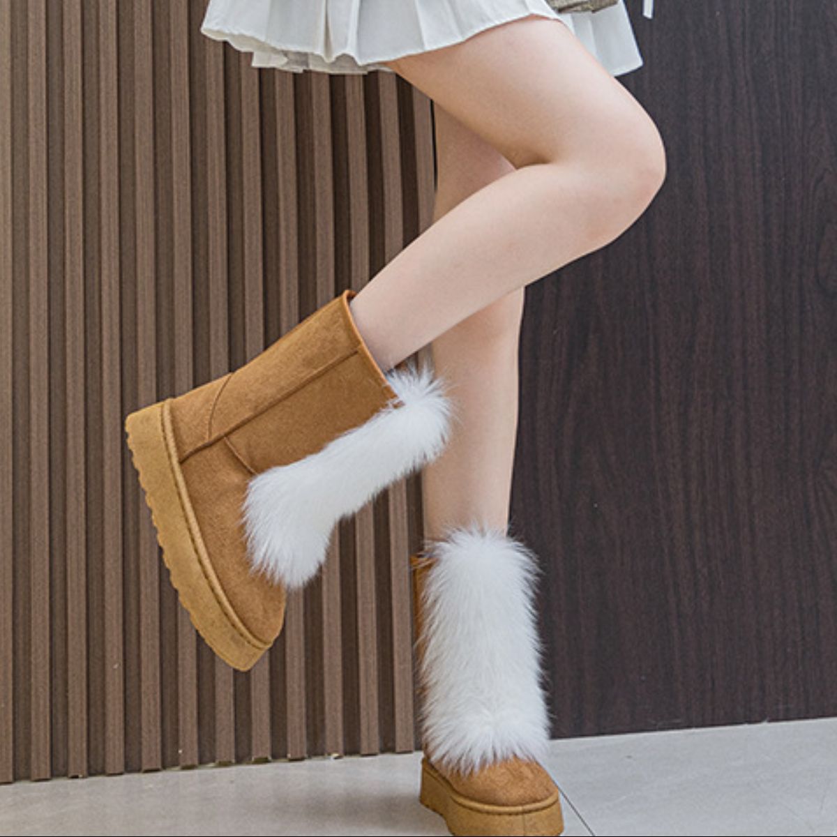 Rosanna | Thermal suede platform boots