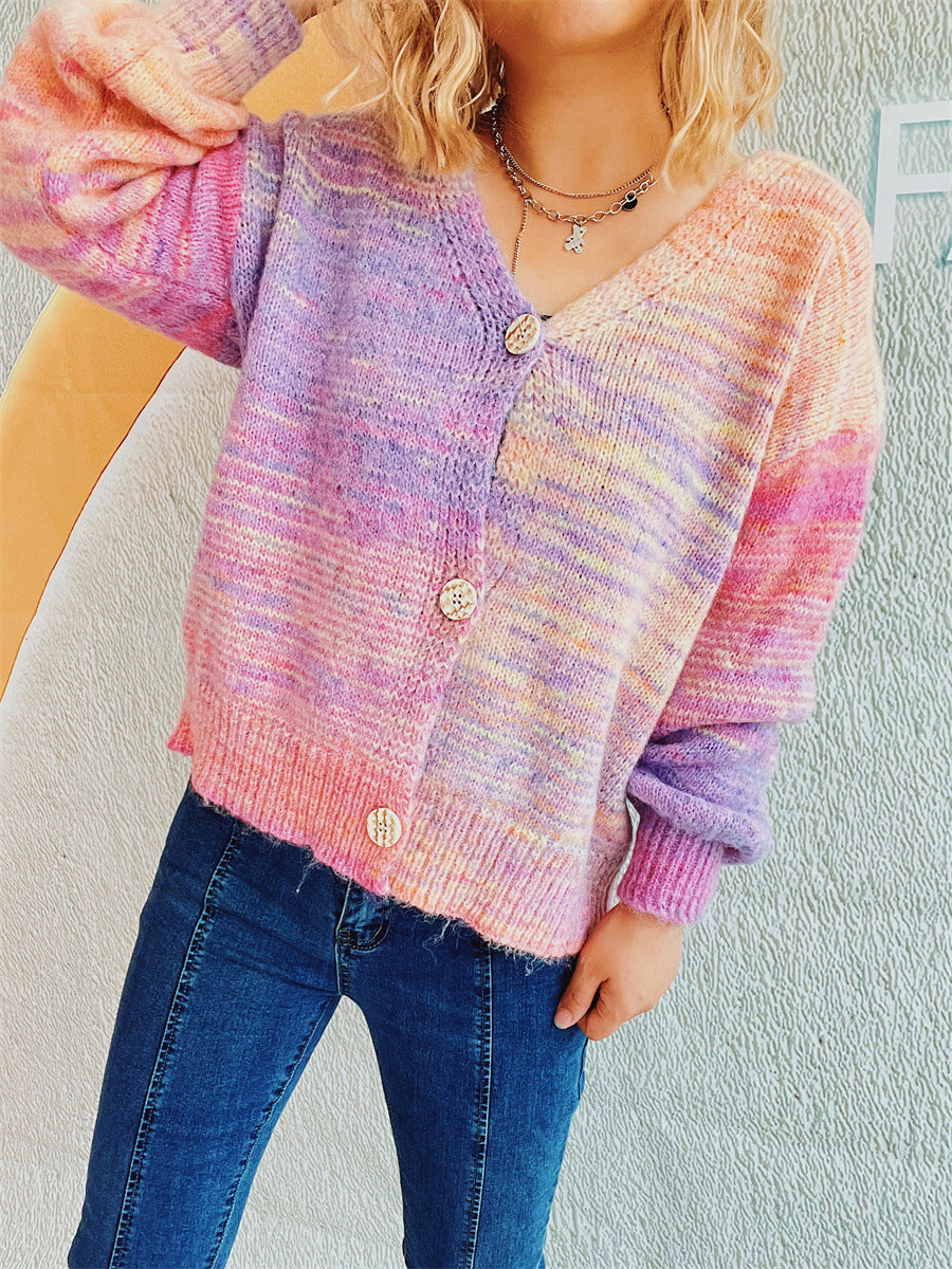 Marieke | Long sleeve cardigan with buttons