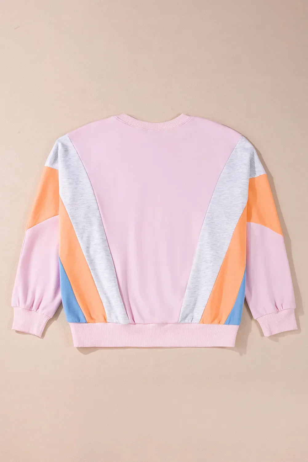 Sigrid | Color block sweatshirt with a crew neck and long sleeves