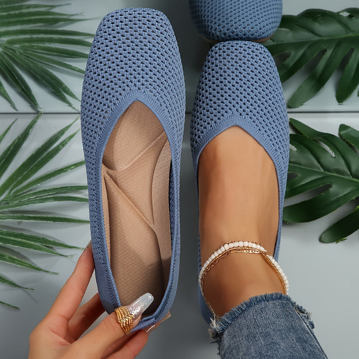 Odele® | Blue Flat Shoes
