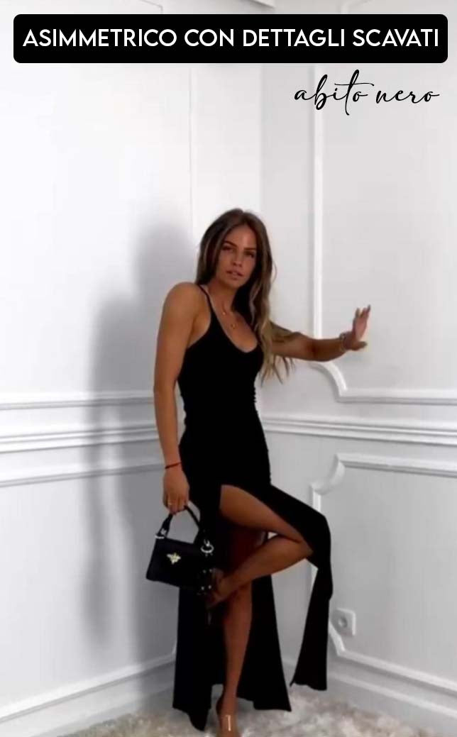 Isotta® | Elegant Black Evening Dress
