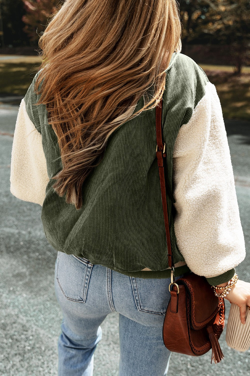 Gerda | Jacket with dropped shoulders and long sleeves