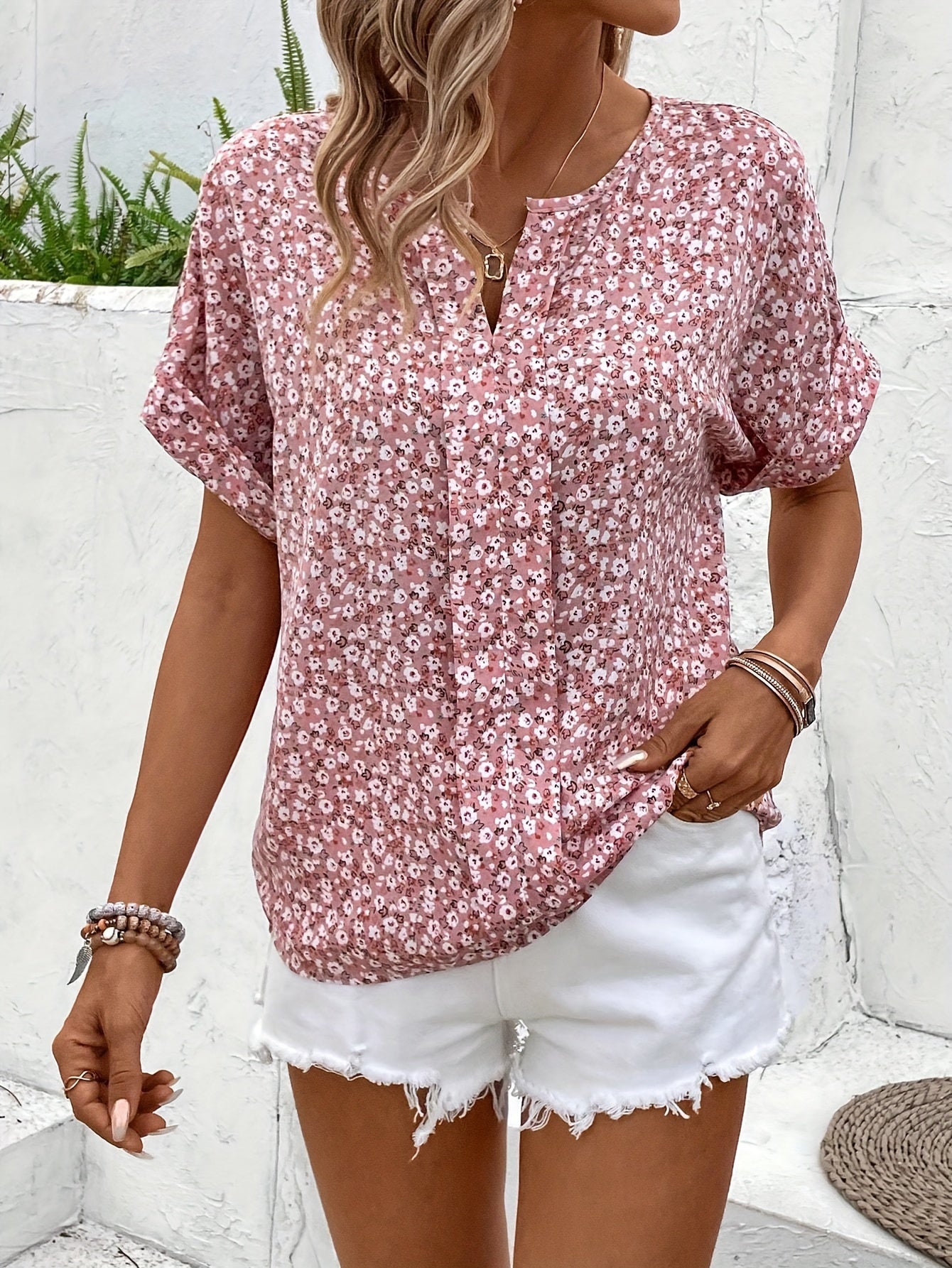 Inmaculada® | Vintage Floral Print Blouse