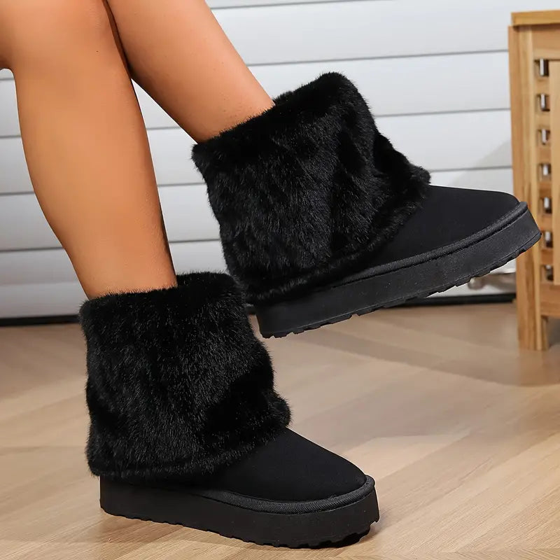 Teodora | Mid-height boots with a round toe