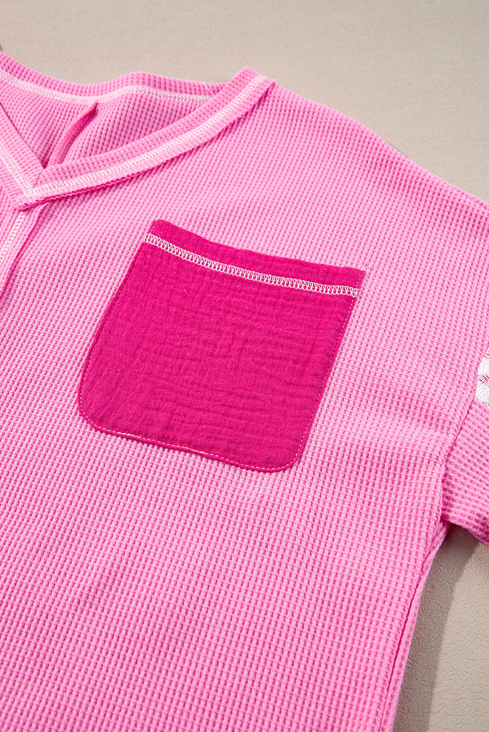 Pink | Casual and comfortable winter blouse
