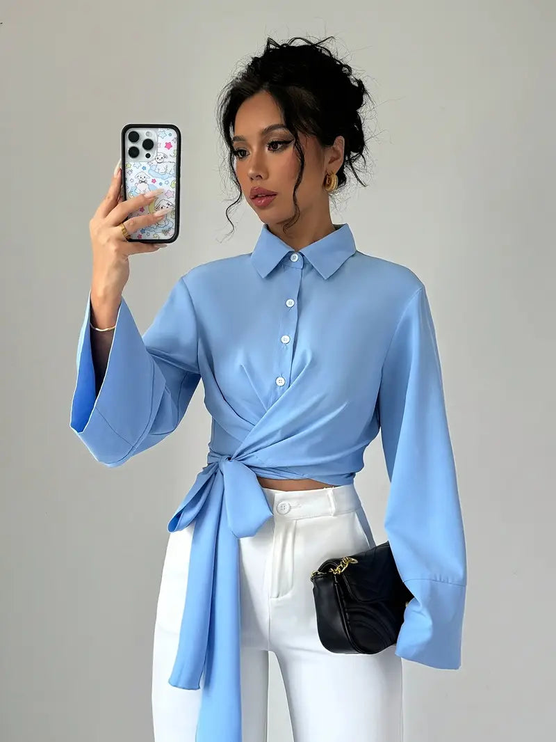 Veronica® | Elegant Long-Sleeved Blouse