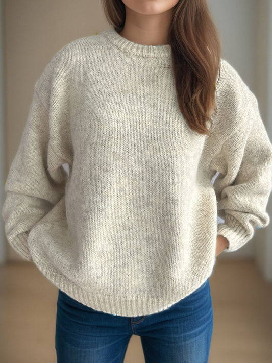 Hortensia | Crew neck sweater with long sleeves