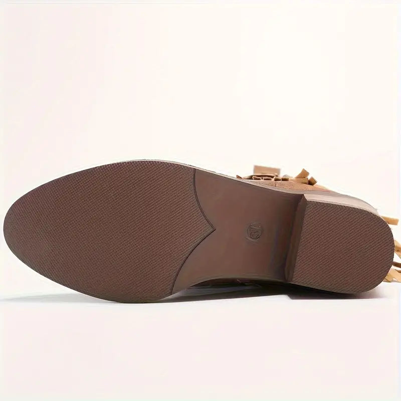 Alejandra | Robust cowboy boots with a chunky heel