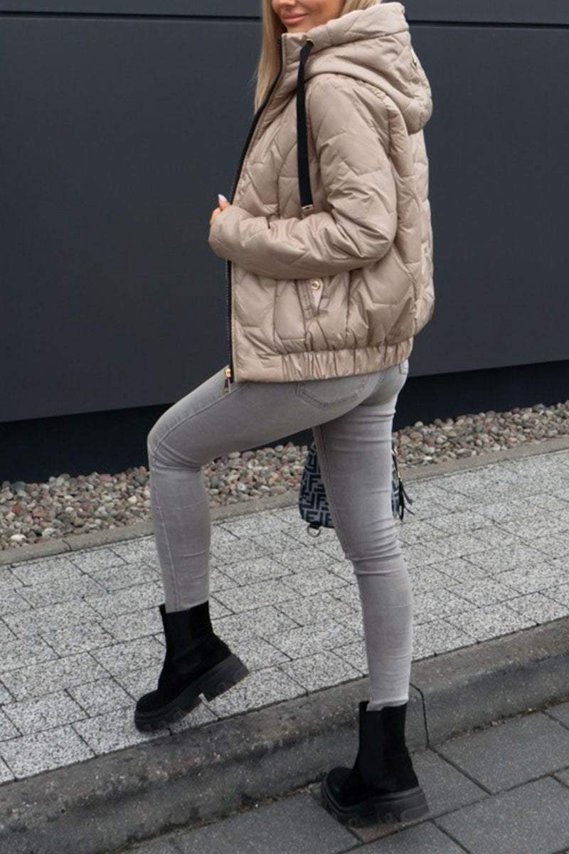 Annika | Multicolored cotton winter jacket