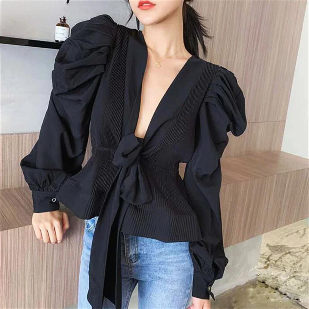 Josefa® | Long Blouse With V-Neck
