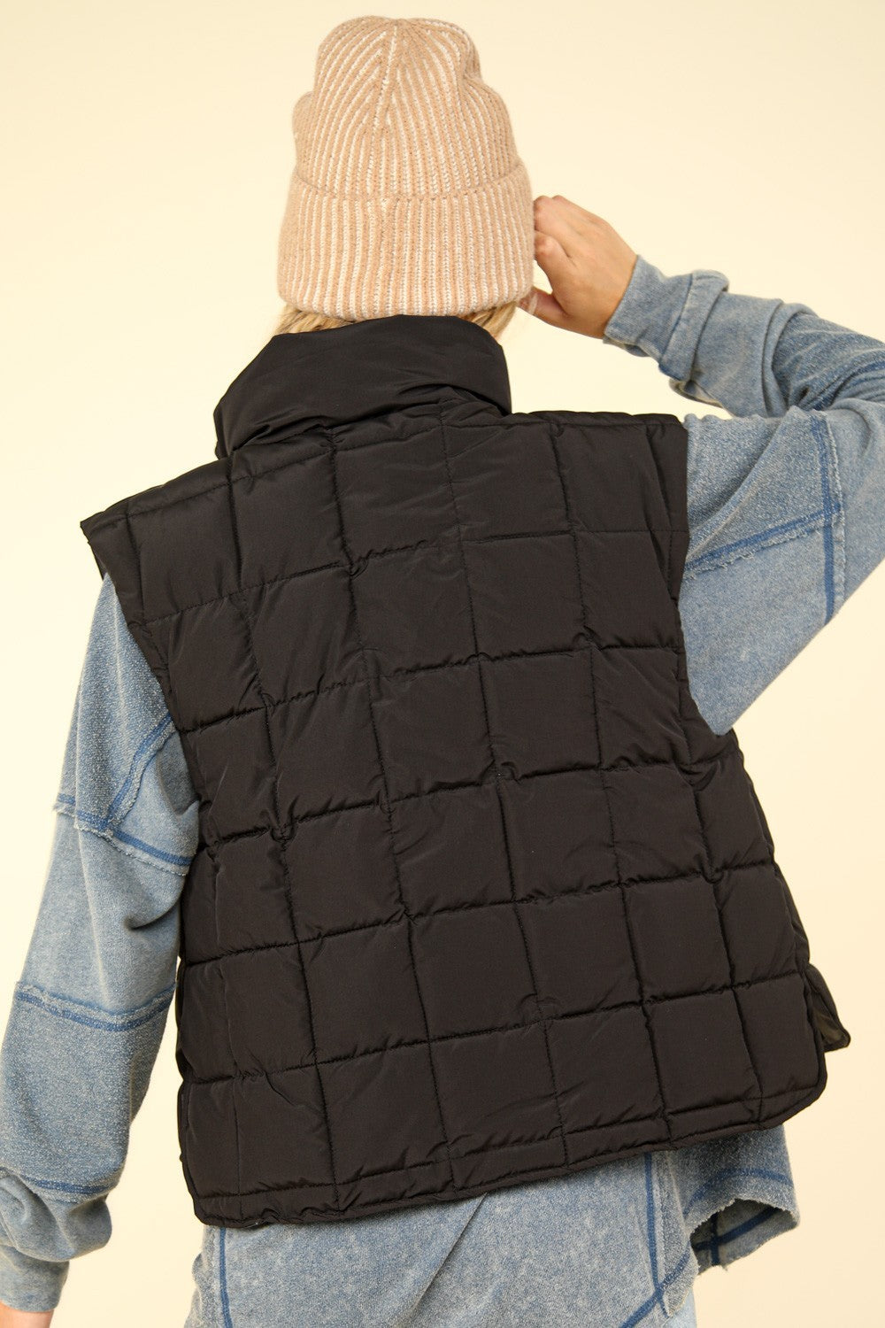 Simona | Padded, warm vest with zip