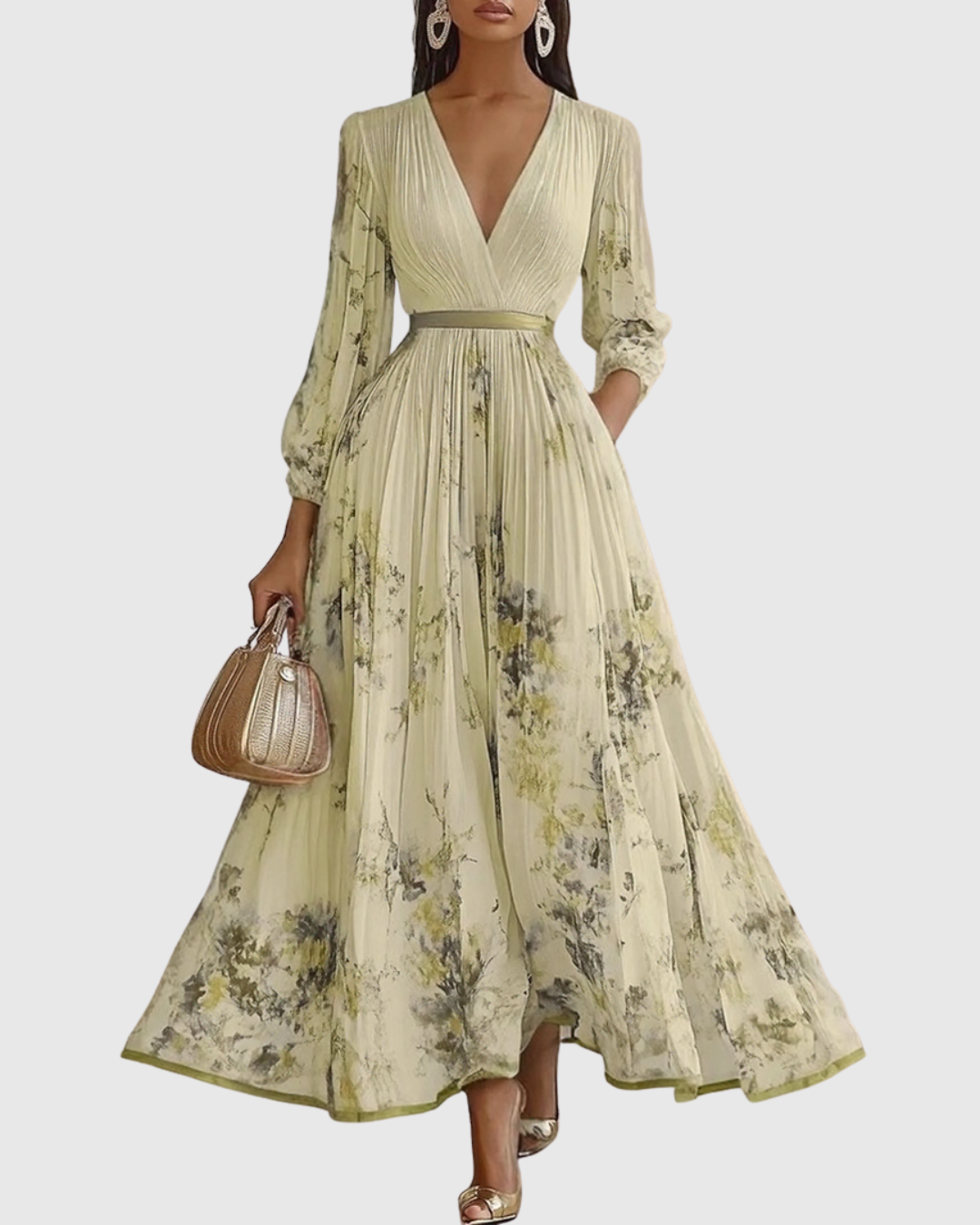 Carla | Women's Sleeveless A-Line Midi Dress
