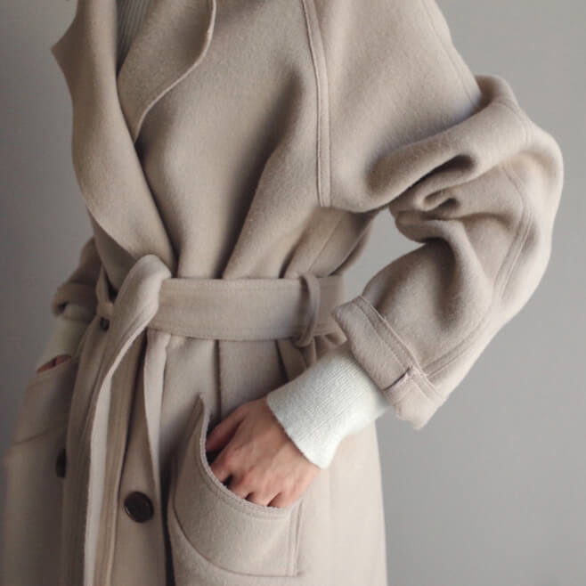 Haydée | Coat jacket with lapel collar