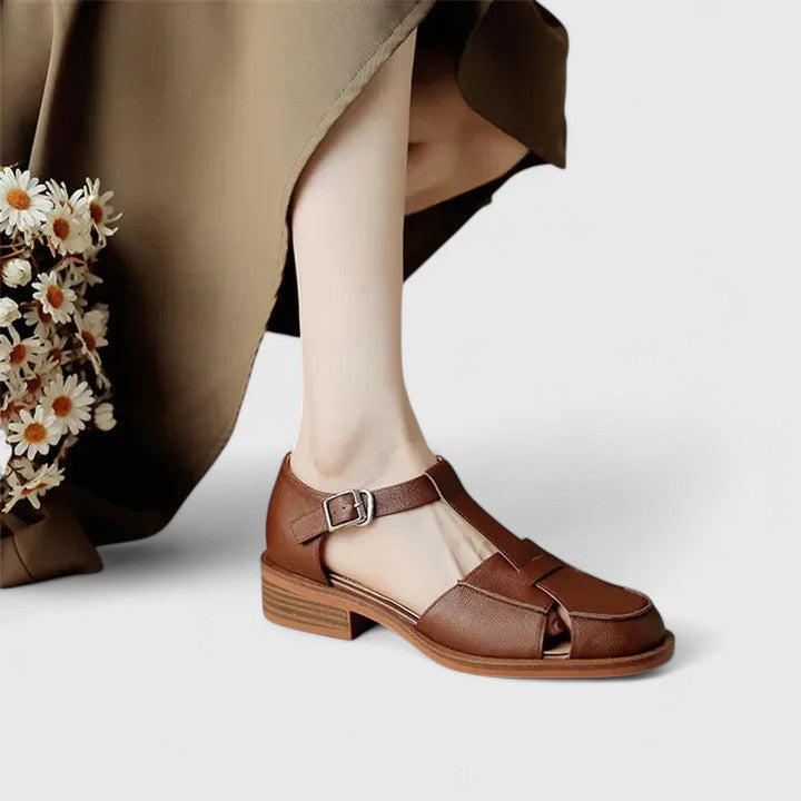 Cassandra | Orthopedic T-Strap Shoes