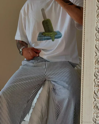 Casual Lotus Eyed Graphic T-shirt