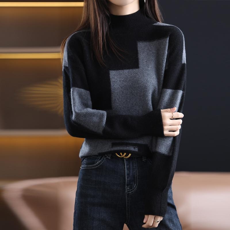 Pink | Casual and fashionable winter sweater