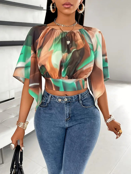 Bianca® | Chiffon Crop Top
