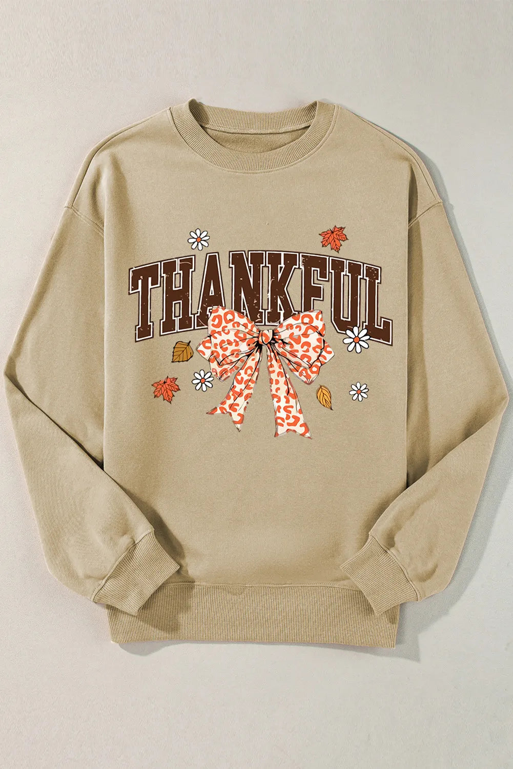 Pilar | THANKFUL long-sleeved crew neck sweatshirt with bow