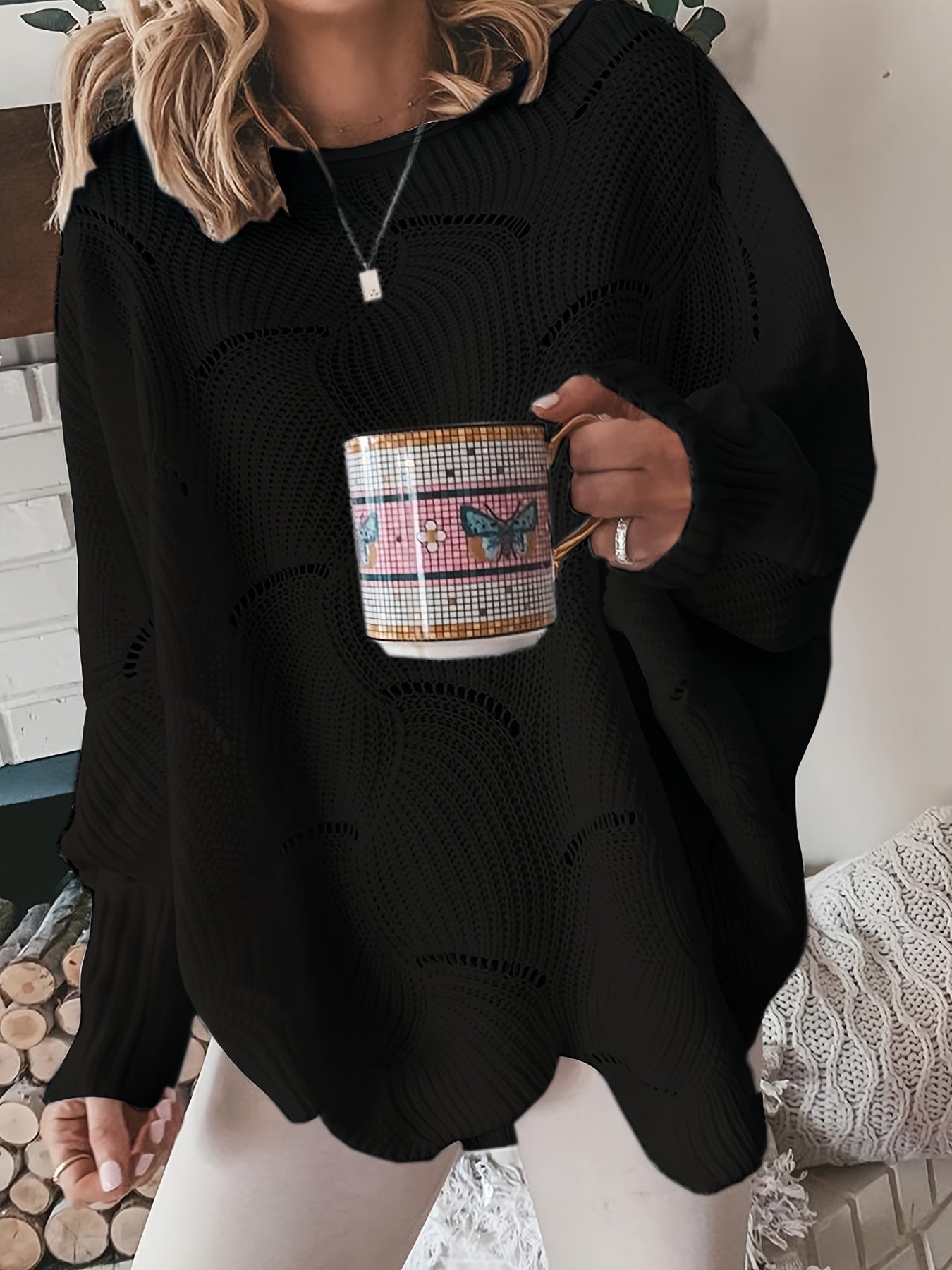 Flor | Women's rib knit sweater